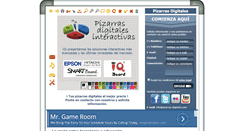 Desktop Screenshot of pizarras-digitales.com